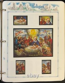 World Wide Religion Topicals Stamp Collection Album MNH ZAYIX