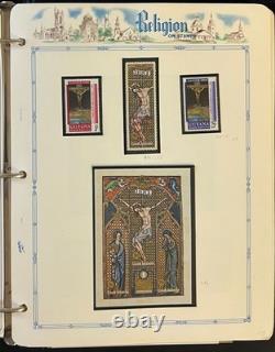World Wide Religion Topicals Stamp Collection Album MNH ZAYIX