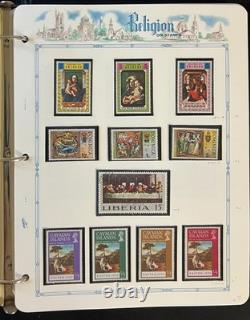World Wide Religion Topicals Stamp Collection Album MNH ZAYIX