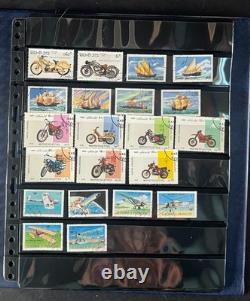 World Wide Stamp Collection Album Hundreds of Stamps Mint & Used ZAYIX
