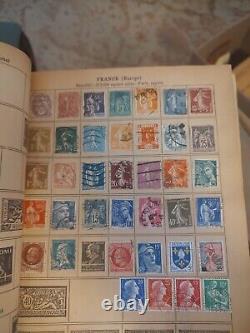 World Wide Stamp Collection Nestled In a Vintage 1935 Whitman Album. Nostalgia+