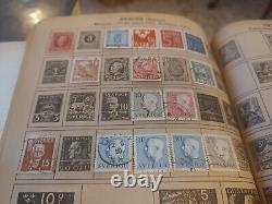 World Wide Stamp Collection Nestled In a Vintage 1935 Whitman Album. Nostalgia+