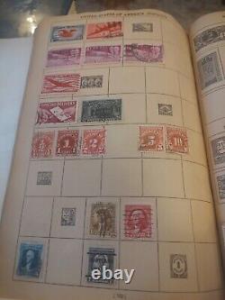 World Wide Stamp Collection Nestled In a Vintage 1935 Whitman Album. Nostalgia+