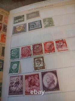 World Wide Stamp Collection Nestled In a Vintage 1935 Whitman Album. Nostalgia+