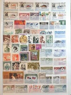 World stamp album thousands of stamps collection