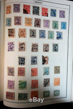 Worldwide 1800s to mid-1900s Century Wide Stamp Variety Collection in 4 Albums