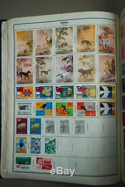 Worldwide A-Z Stamp Collection Strong China PRC+ 15 HUGE Stuffed Standard Albums