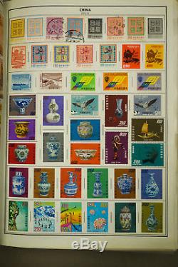 Worldwide A-Z Stamp Collection Strong China PRC+ 15 HUGE Stuffed Standard Albums