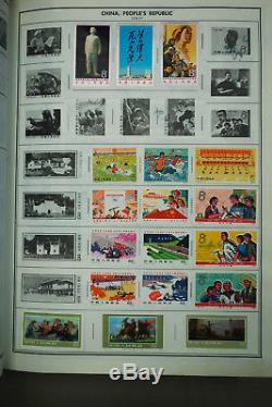 Worldwide A-Z Stamp Collection Strong China PRC+ 15 HUGE Stuffed Standard Albums