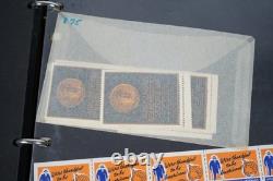 Worldwide Accumulation Of 535 Cinderellas & Airmail Etiquettes In Album