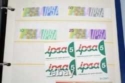 Worldwide Accumulation Of 535 Cinderellas & Airmail Etiquettes In Album