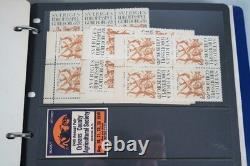 Worldwide Accumulation Of 535 Cinderellas & Airmail Etiquettes In Album