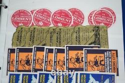 Worldwide Accumulation Of 535 Cinderellas & Airmail Etiquettes In Album
