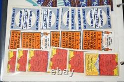 Worldwide Accumulation Of 535 Cinderellas & Airmail Etiquettes In Album