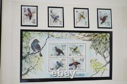 Worldwide Birds Topical Collection Of 250+ Stamps Mnh In Album 1 Fdc