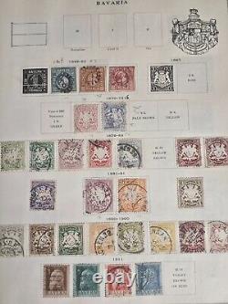 Worldwide Classic Stamp Collection in Loaded Old Scott Junior Album