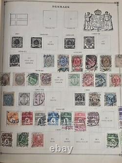 Worldwide Classic Stamp Collection in Loaded Old Scott Junior Album