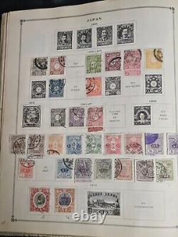 Worldwide Classic Stamp Collection in Loaded Old Scott Junior Album