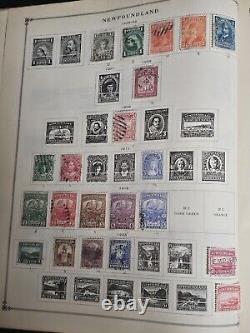 Worldwide Classic Stamp Collection in Loaded Old Scott Junior Album