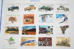 Worldwide Collection A Countries Of 2,400+ Stamps Mint & Used In Album