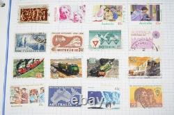 Worldwide Collection A Countries Of 2,400+ Stamps Mint & Used In Album