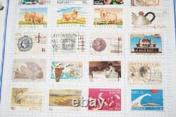 Worldwide Collection A Countries Of 2,400+ Stamps Mint & Used In Album