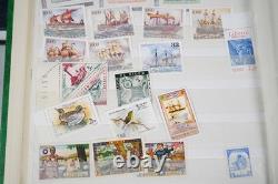 Worldwide Collection Of 1,200+ Stamps Mint & Used Stored In Filabo Stock Book