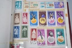 Worldwide Collection Of 1,250+ Stamps Mint & Used Stored In Harris Album