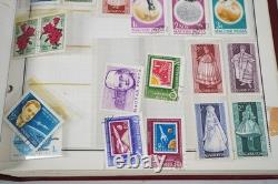 Worldwide Collection Of 1,250+ Stamps Mint & Used Stored In Harris Album
