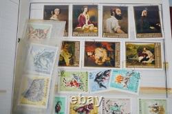 Worldwide Collection Of 1,250+ Stamps Mint & Used Stored In Harris Album