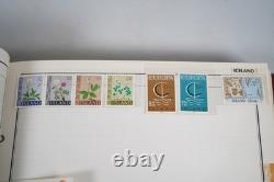 Worldwide Collection Of 1,250+ Stamps Mint & Used Stored In Harris Album