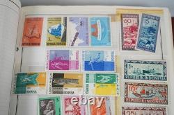 Worldwide Collection Of 1,250+ Stamps Mint & Used Stored In Harris Album