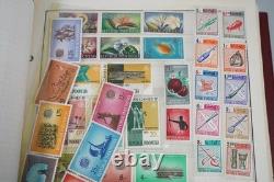 Worldwide Collection Of 1,250+ Stamps Mint & Used Stored In Harris Album