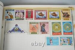 Worldwide Collection Of 1,250+ Stamps Mint & Used Stored In Harris Album