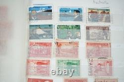 Worldwide Collection Of 1,375 Stamps Mostly Used Stored In Cruiser Stock Book