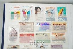 Worldwide Collection Of 1,375 Stamps Mostly Used Stored In Cruiser Stock Book