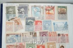 Worldwide Collection Of 1,375 Stamps Mostly Used Stored In Cruiser Stock Book