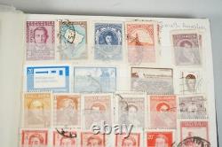 Worldwide Collection Of 1,375 Stamps Mostly Used Stored In Cruiser Stock Book