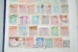 Worldwide Collection Of 1,375 Stamps Mostly Used Stored In Cruiser Stock Book