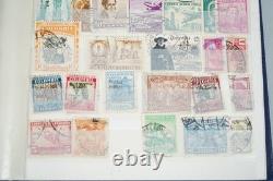 Worldwide Collection Of 1,375 Stamps Mostly Used Stored In Cruiser Stock Book