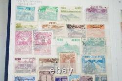 Worldwide Collection Of 1,375 Stamps Mostly Used Stored In Cruiser Stock Book