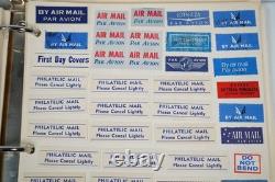 Worldwide Collection Of 1,500 + Registration Labels & Airmail Etiquettes
