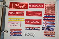 Worldwide Collection Of 1,500 + Registration Labels & Airmail Etiquettes