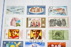 Worldwide Collection Of 3,000+ Stamps Mint & Used Stored In Mystic Album