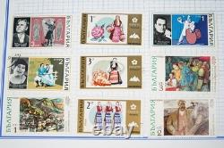 Worldwide Collection Of 3,000+ Stamps Mint & Used Stored In Mystic Album