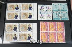 Worldwide Collection Of 825+ Blocks/sheets/squares Mint & Used Stored In Album