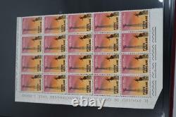 Worldwide Collection Of 825+ Blocks/sheets/squares Mint & Used Stored In Album