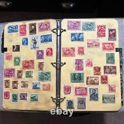 Worldwide Collection Of Mint Stamps Stored In Album