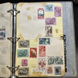 Worldwide Collection Of Mint Stamps Stored In Album