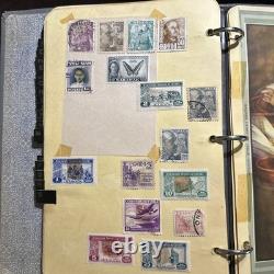 Worldwide Collection Of Mint Stamps Stored In Album